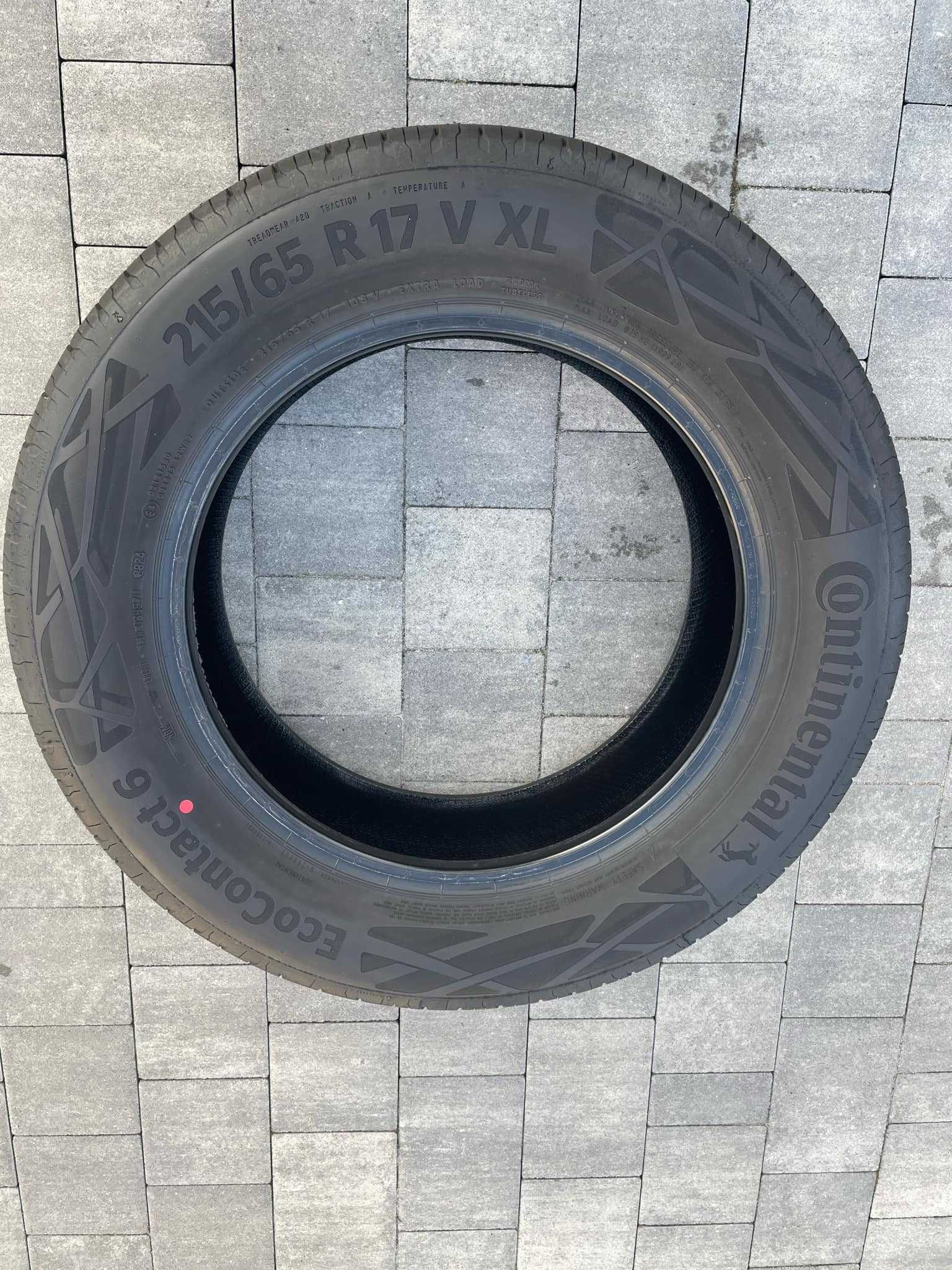 Opony letnie Continental Ecocontact 6, 215/65R17 103 V XL nowe!!!