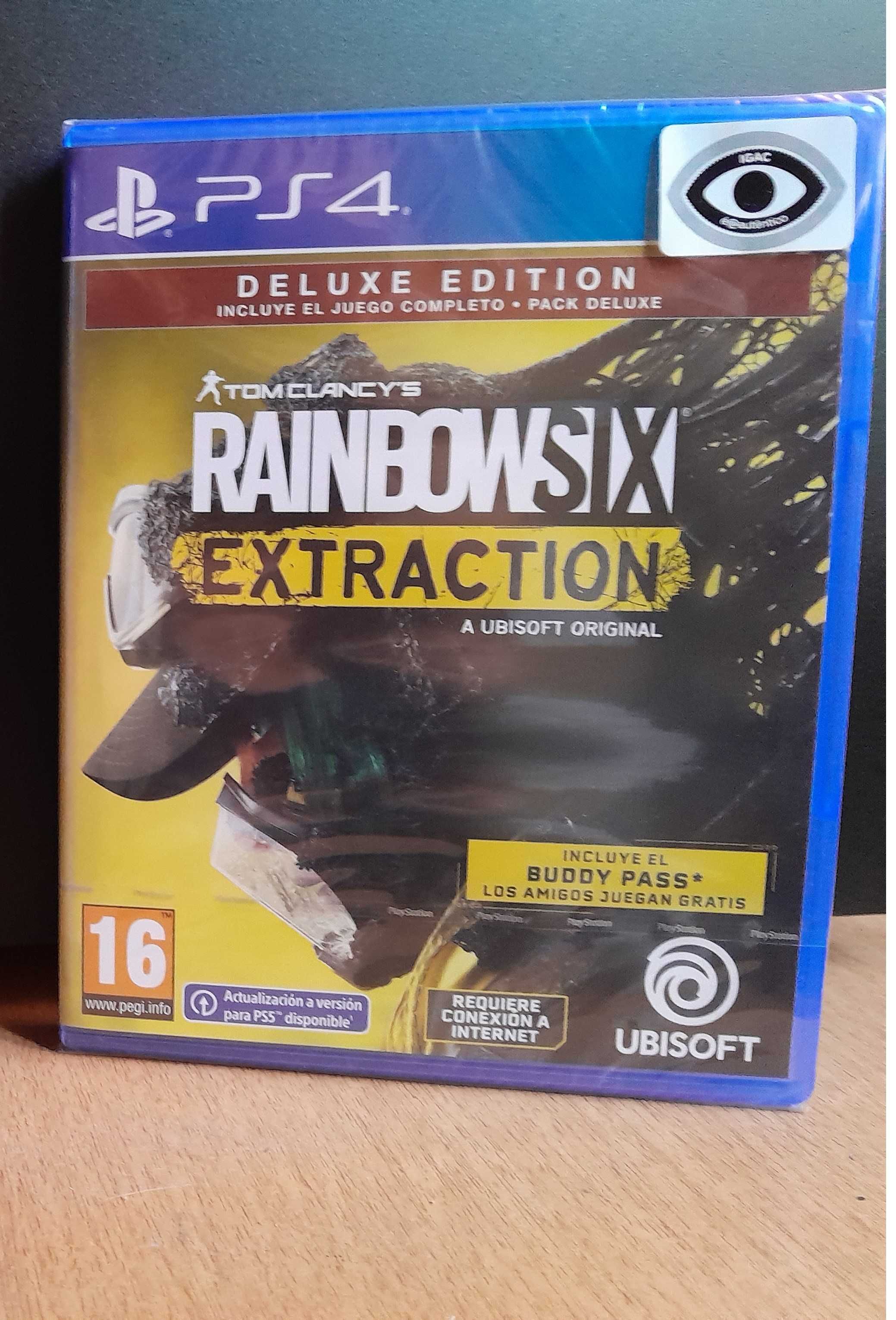 Jogo Ps4 Rainbow Six Extraction Deluxe Edition novo selado