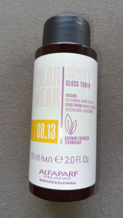 ALFAPARF COLOR WEAR GLOSS Toner do włosów bez amoniaku 8.13