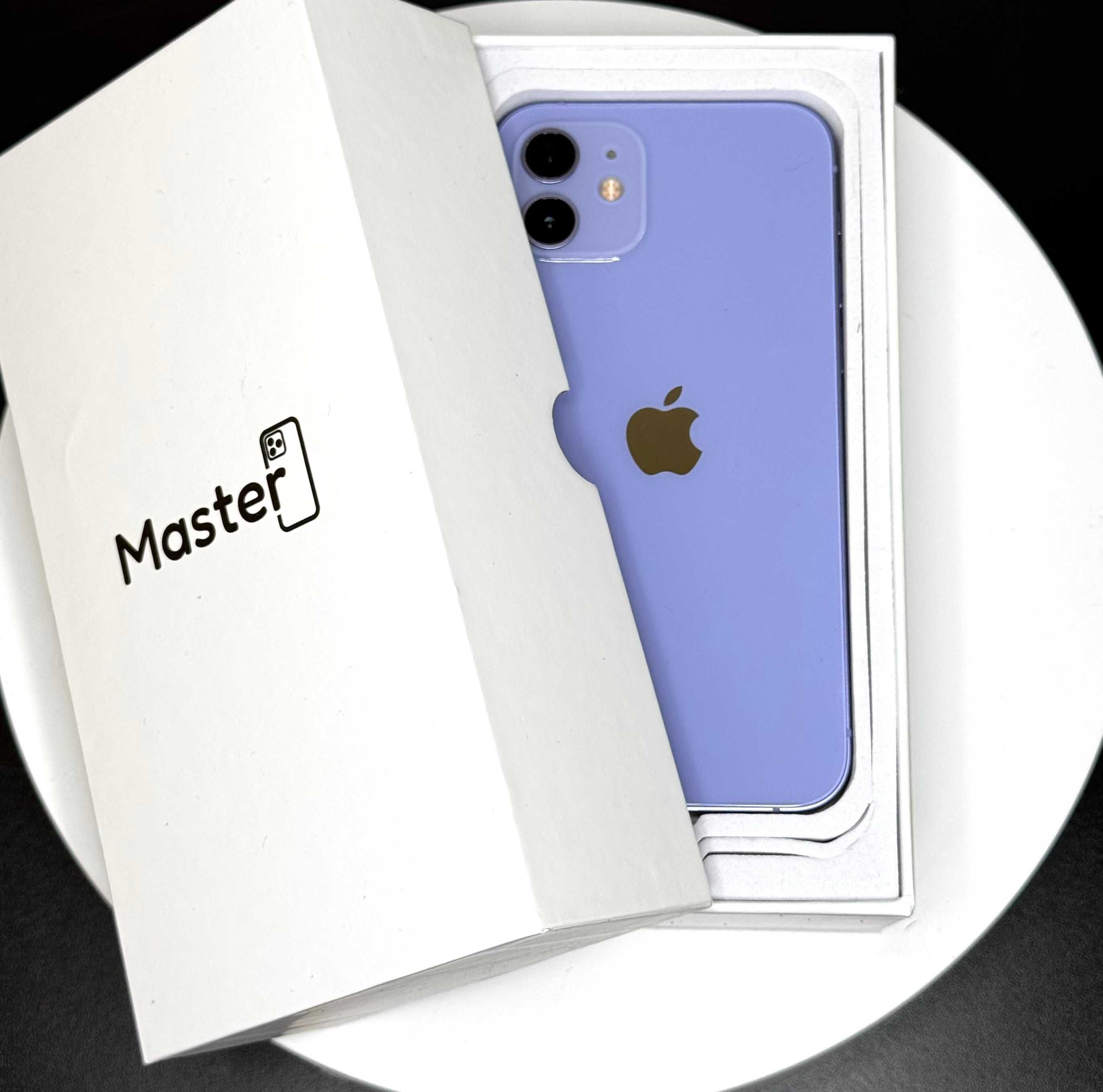 Apple iPhone 12 64GB Purple jak nowy 100% bat 6msc gwarancji