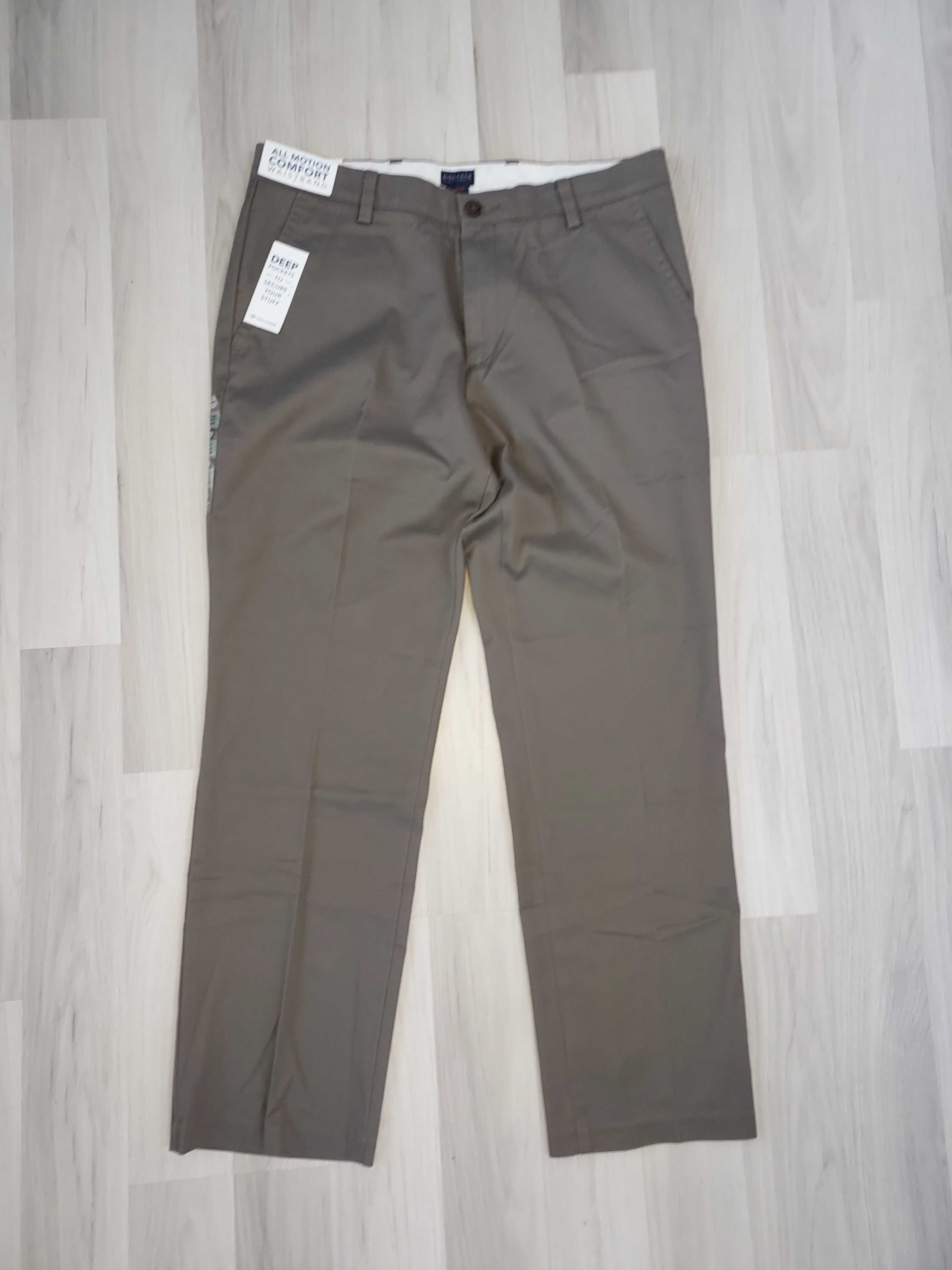 Dockers meskie spodnie chinos beżowe W33 L30 nowe