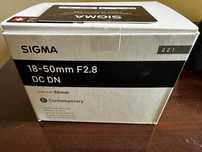 Sigma 18-50mm f/2.8 DC DN Sony E - jak nowy - leżak - gw. 12.2026