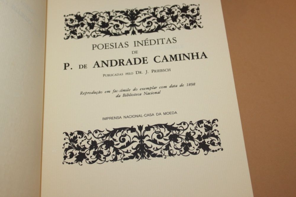 Poesias Inéditas// P. De Andrade Caminha