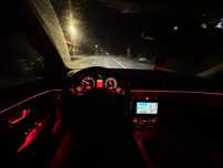 Reflektory lampy BI Led przód Audi A4 B6