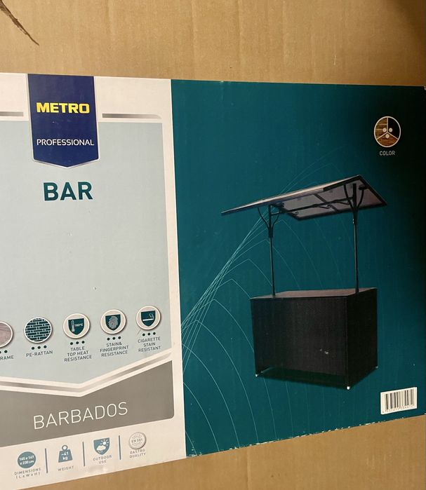 Balcão/bar Metro Barbados