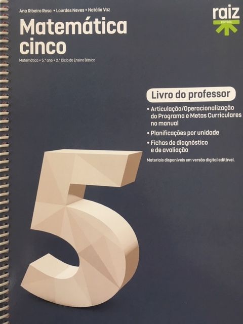 Matemática cinco, Matemática 5ªano - Dossiê do professor