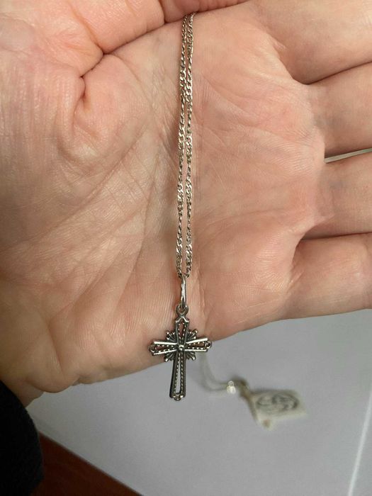 Практично НОВИЙ ажурний хрестик, срібло 925проби