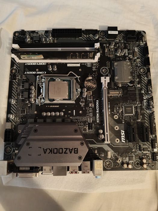 Płyta Główna MSI H370m Bazooka + Intel I3 8100
