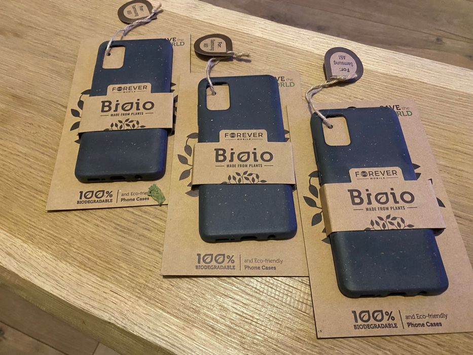 Ekologiczne etui na telefon Samsung A51 BIO  czarny nowy wielopak 3szt