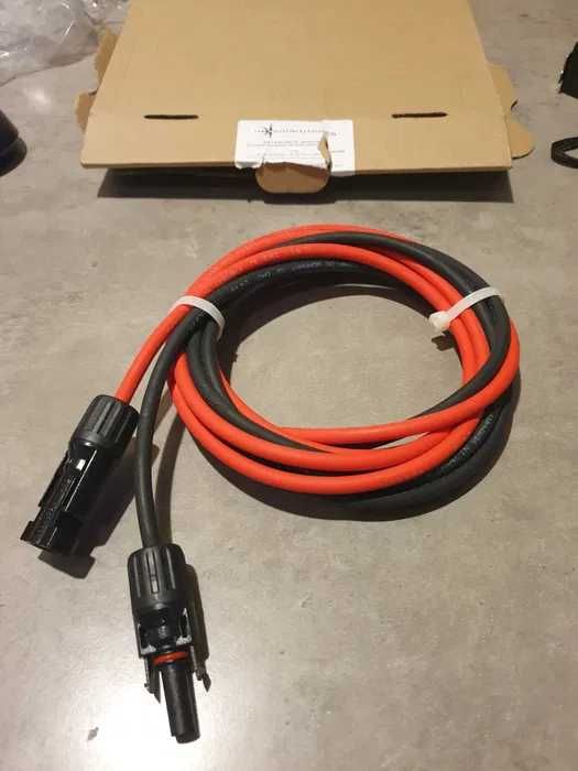 Zestaw kabli przewodów solarnych 2x1m 6mm2