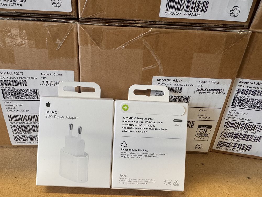 Ładowarka Apple 20W USB-C 100% oryginalna A2347