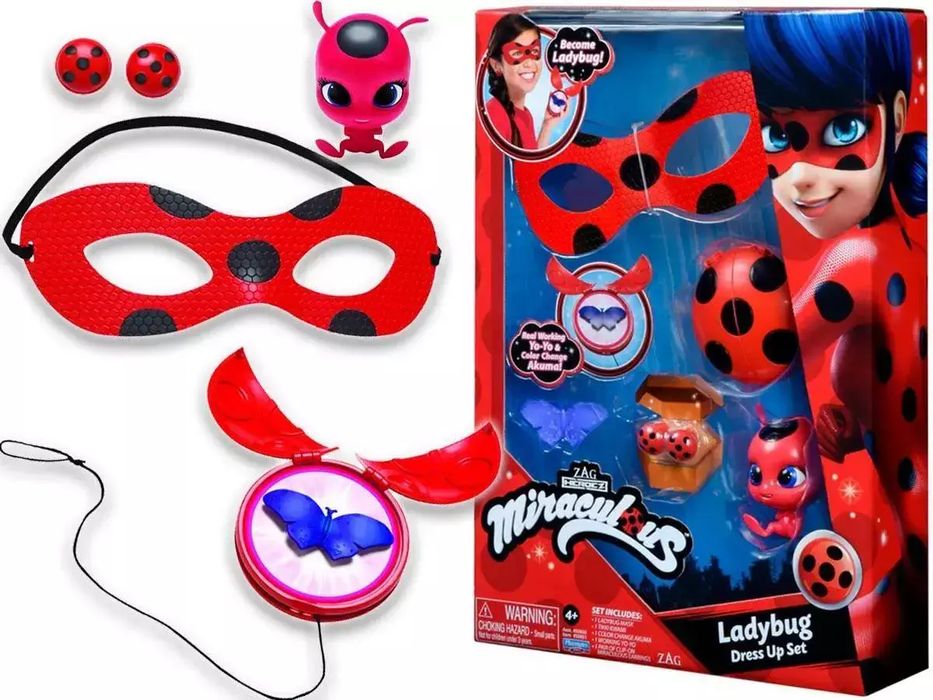 Miraculous. Zestaw do odgrywania ról, Ladybug. Playmates. Nowy Produkt