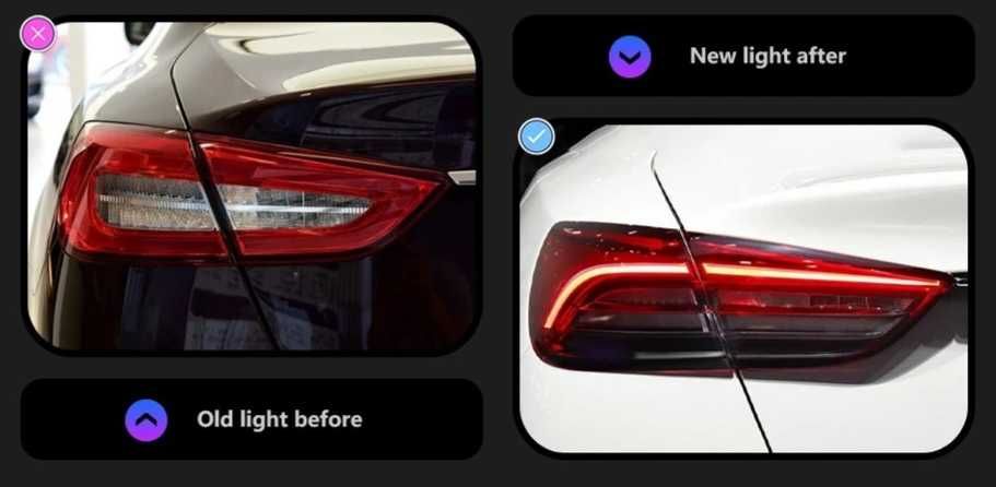 WYPRZEDAŻ NOWE lampy tylne lampa tył Maserati Quattroporte 2012 - 2017