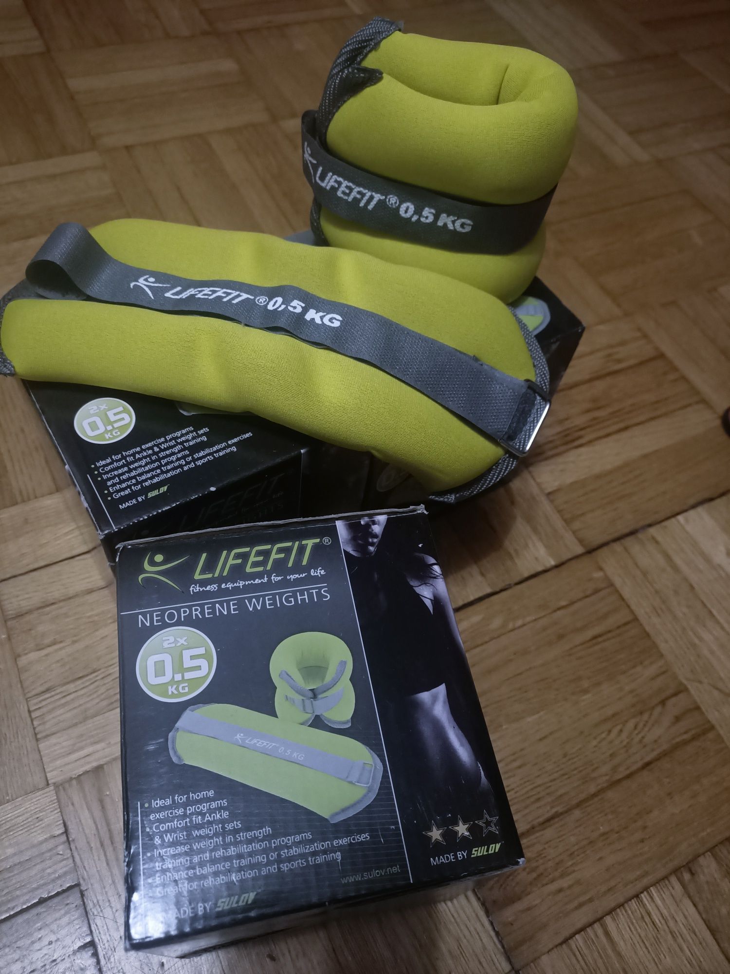 Nowe obciążniki na rzepy ciężarki handle 2x 0.5kg