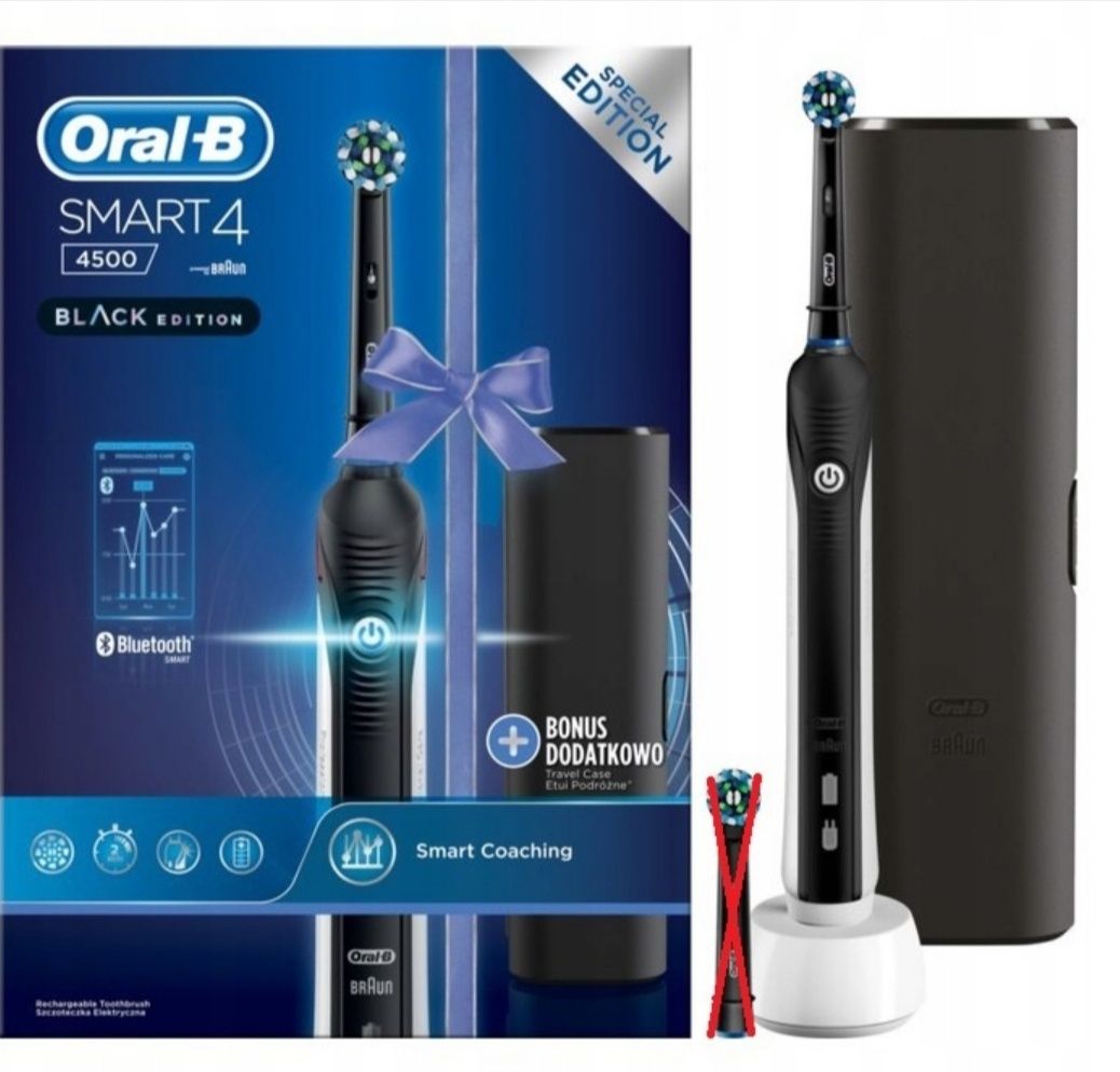 Szczoteczka Oral-B SMART 4 4500 Black Edition