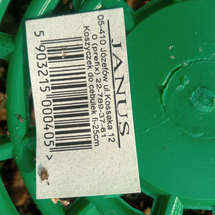 Koszyczki do cebulek