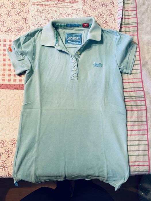 Polo Mulher SuperDry Azul