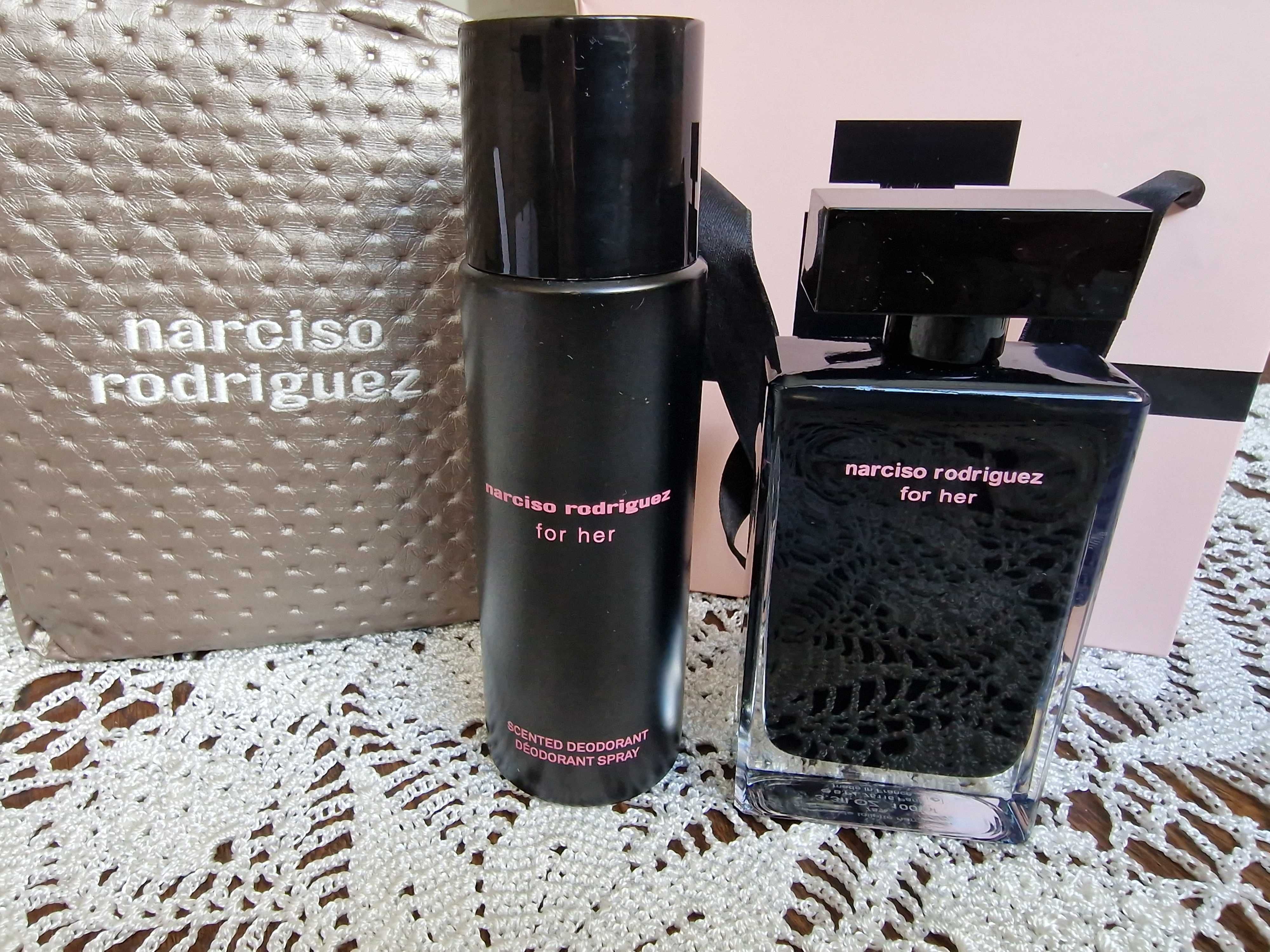 Narciso Rodriguez For Her woda toaletowa 100ml dezodorant 200ml