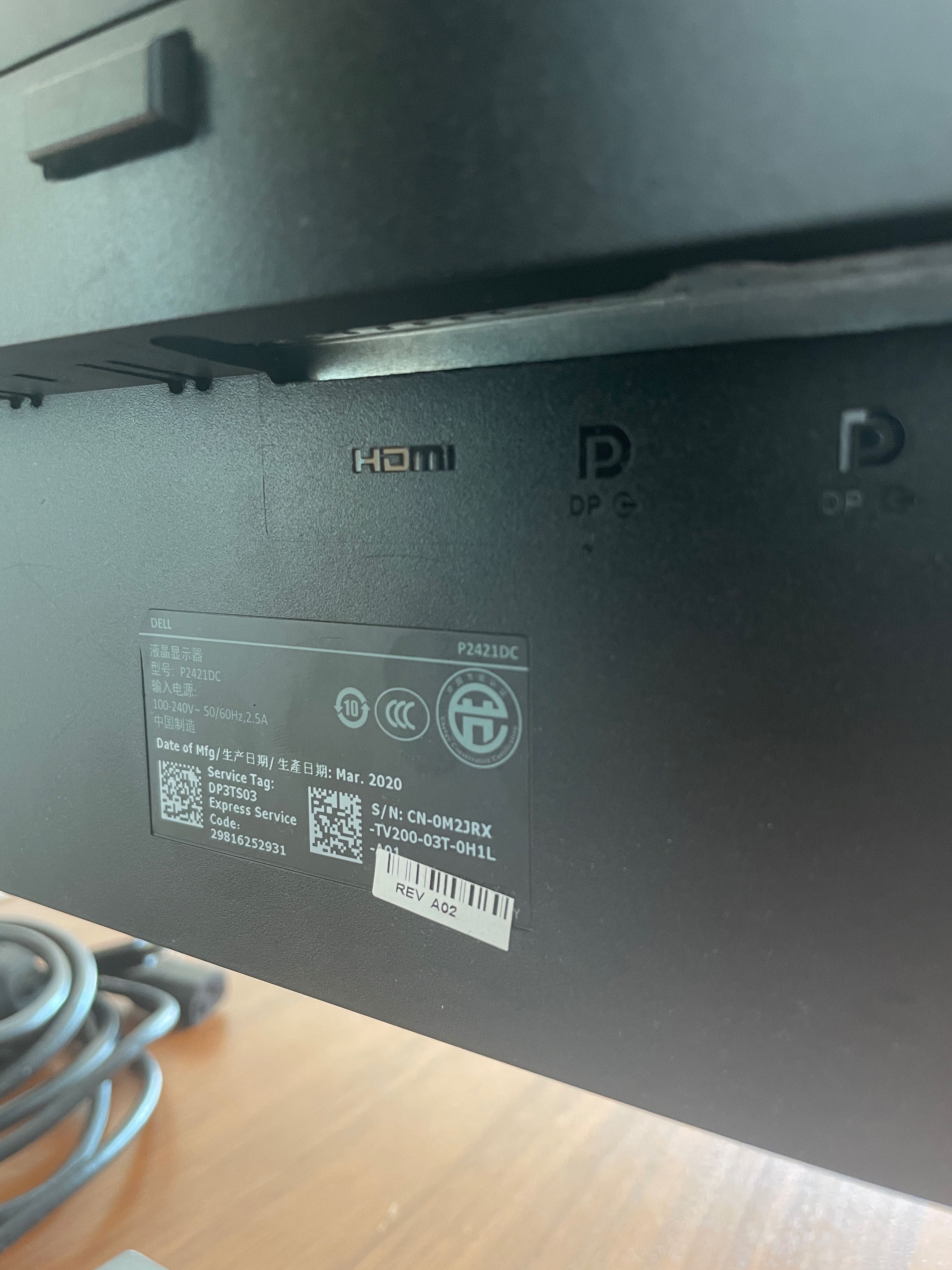 Monitor Dell P2421DC 23.8" LED IPS QuadHD