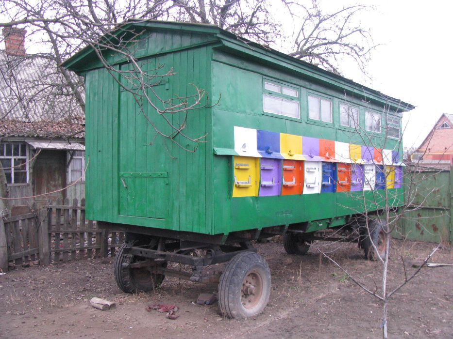 Бджолопавільйон, пасіка на колесах.