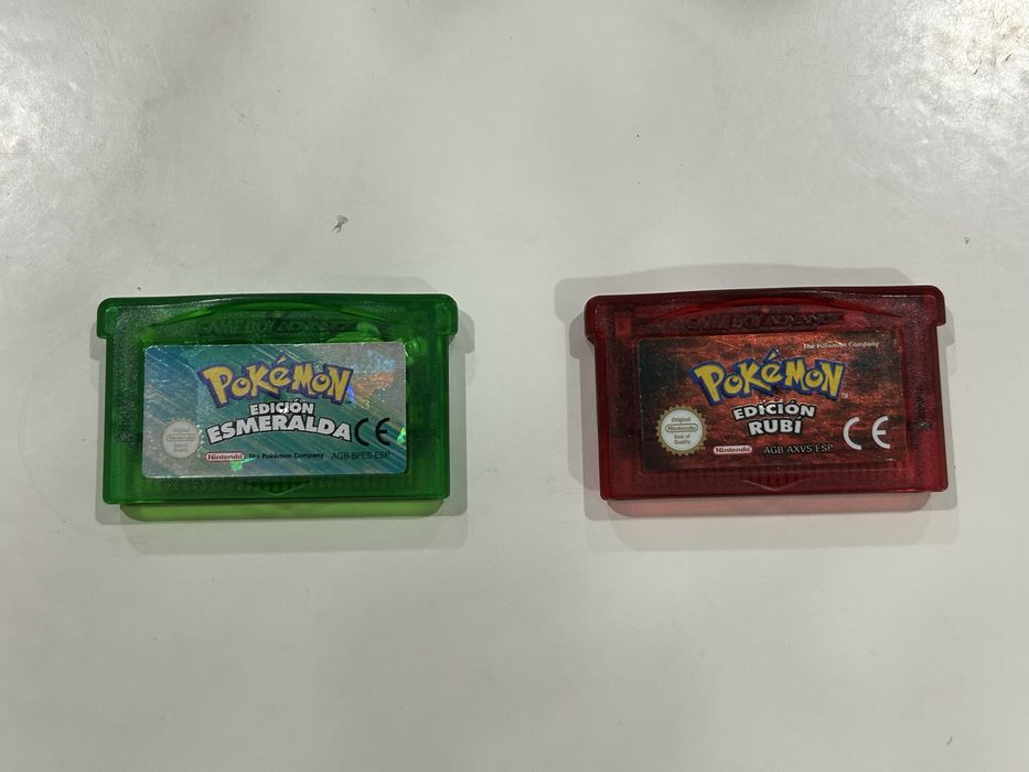 Pokémon Esmeralda, Pokemon Rubi, Pokemon Amarelo e Pokemon Red