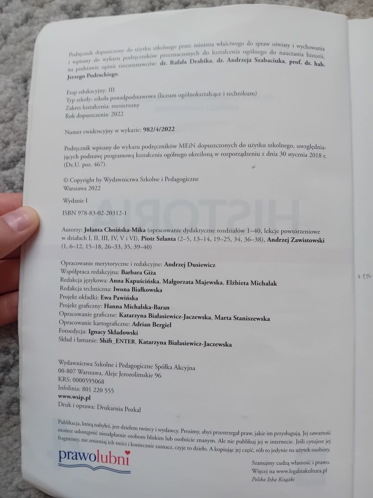 Podręcznik historia 4 klasa liceum zakres rozszerzony WSiP