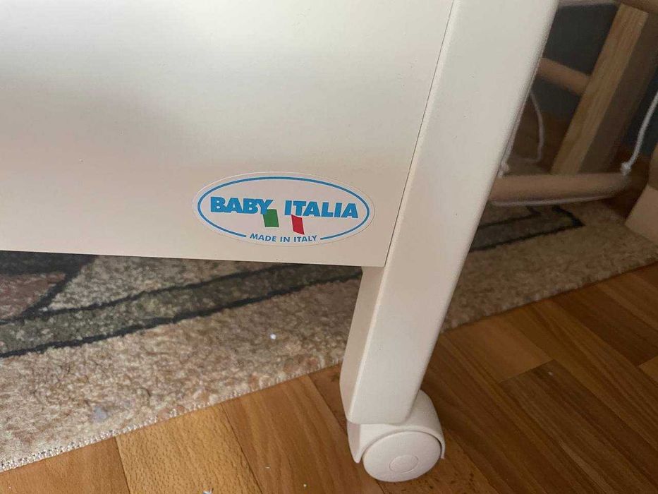 комод (пеленальный столик+ ванночка) + кроватка (Baby Italia)