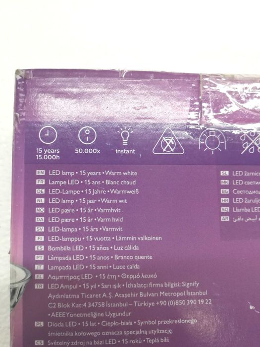 6x ŻARÓWKA LED GU10 PHILIPS 4,6W 50W 2700K 355lm