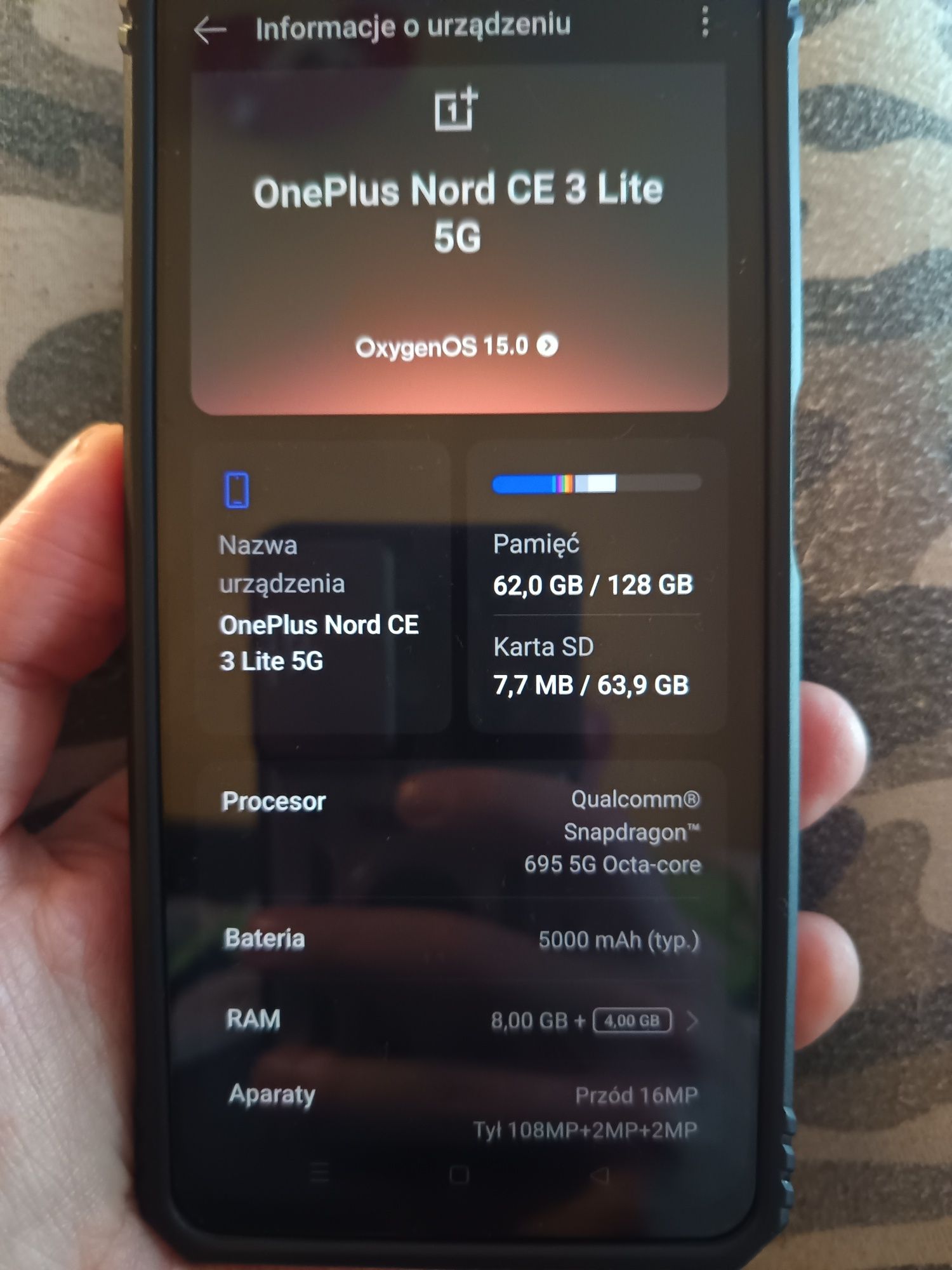 Oneplus nord Ce 3 lite 5g