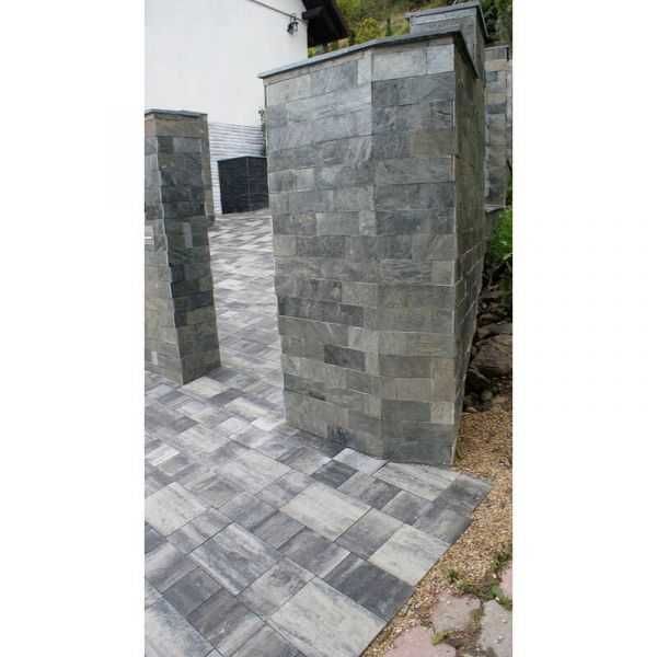 Płytki Kamienne Elewacyjne na elewacje ściane Łupek Deoli Green 30x10