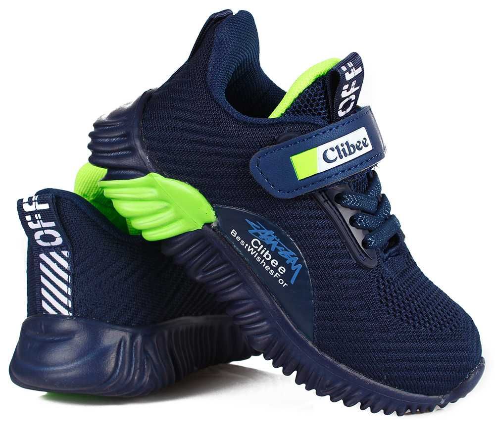 Granat adidasy sportowe Clibee wkł Skóra Naturalna 26 27 28, 29 30 31