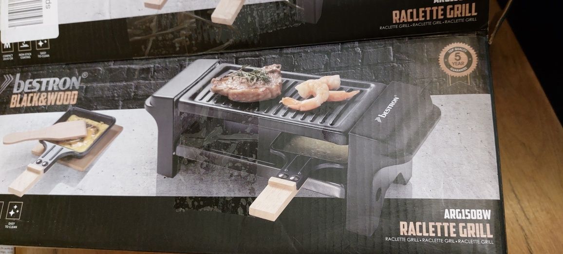Grill elektryczny mini Raclette BESTRON prezent