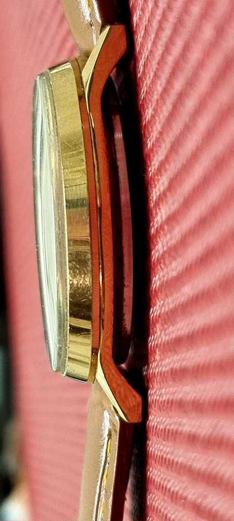 Zegarek męski kolekcjonerski SLAVA Slawa 21 kamieni pozłacany PRL