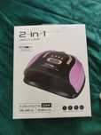 Lampa C4 256W dual LED UV do paznokci manicure hybrydy żel uv