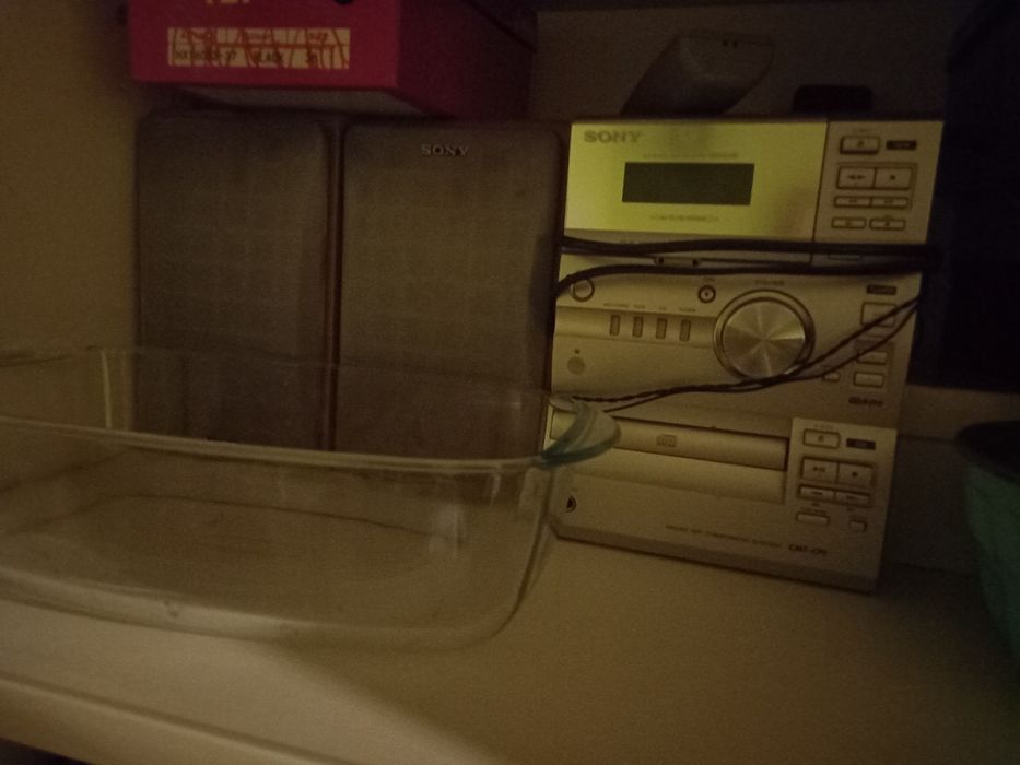 Mini wierza Sony z CD i radiem kaseta autorewers