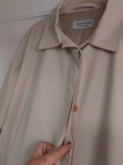 Gabardine impecável creme