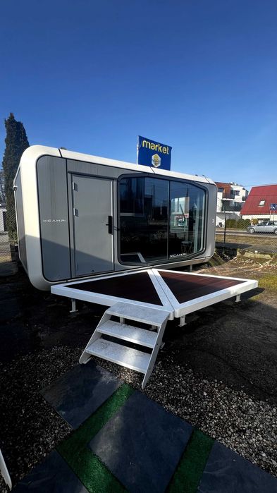 Dom modułowy całoroczny mobilny kontenerowy całoroczny letniskowy