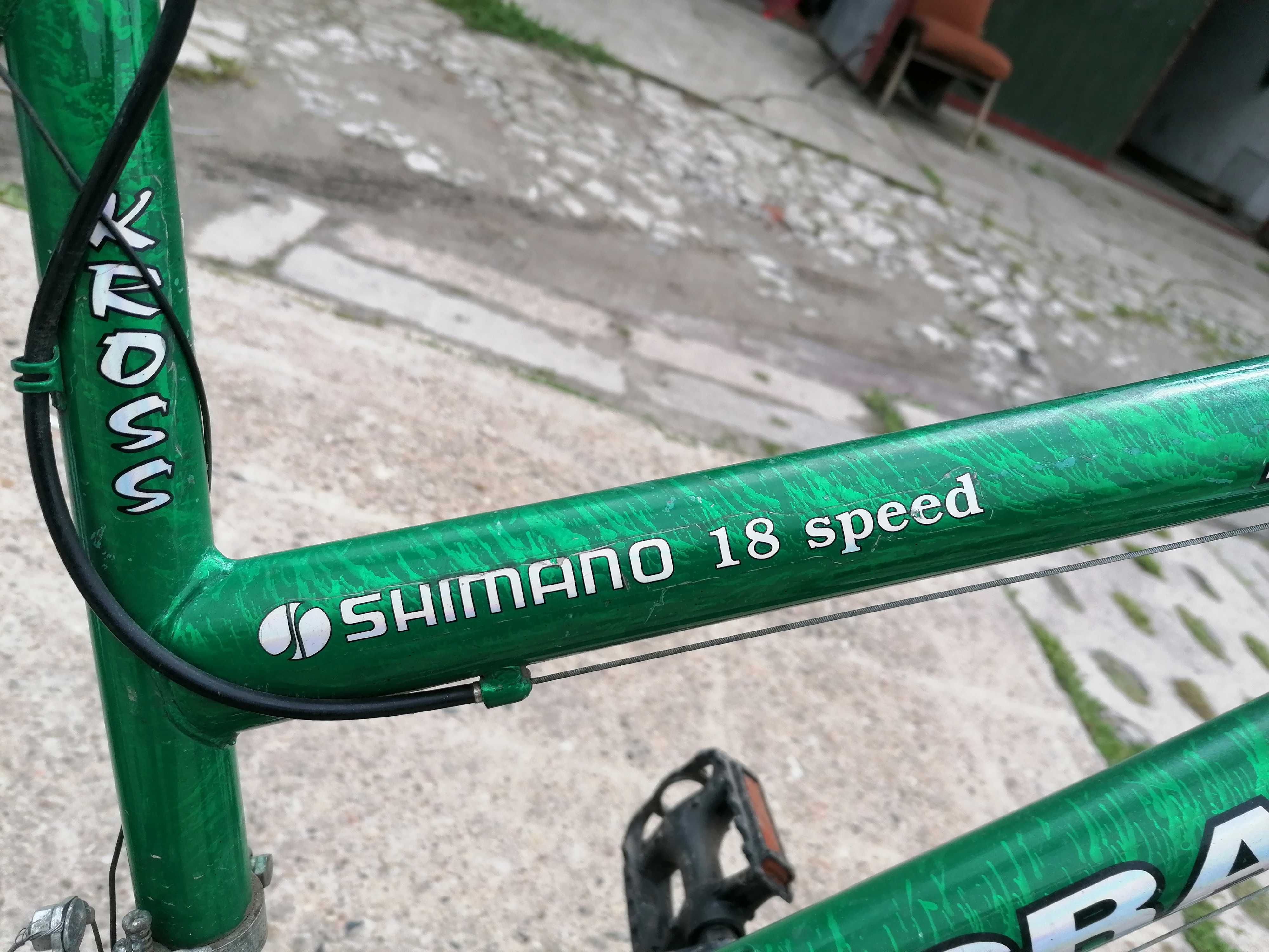 Rower góral górski Shimano kross grand junior city zielony terenowy