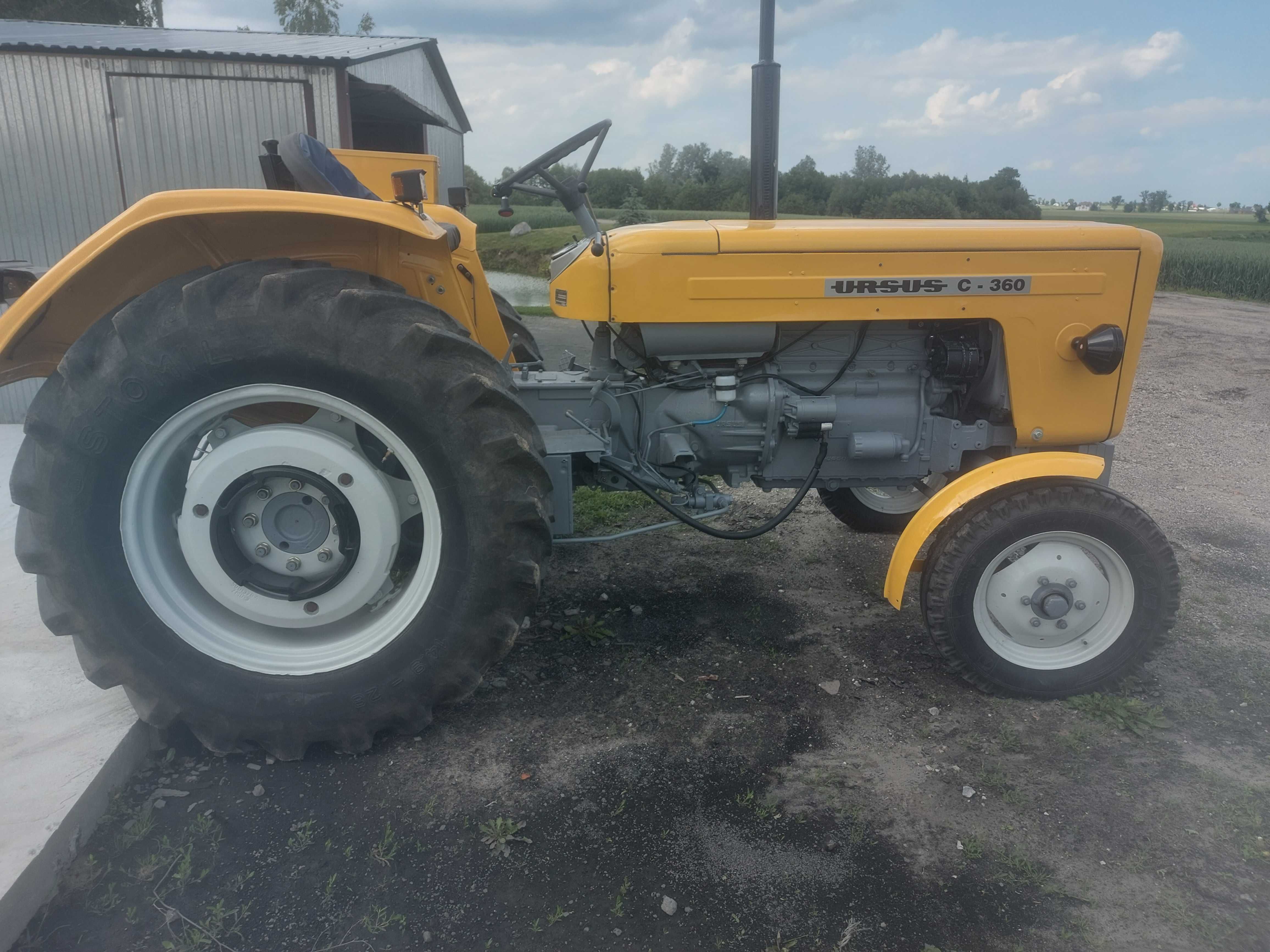 Ursus C-360 po renowacji z kabiną