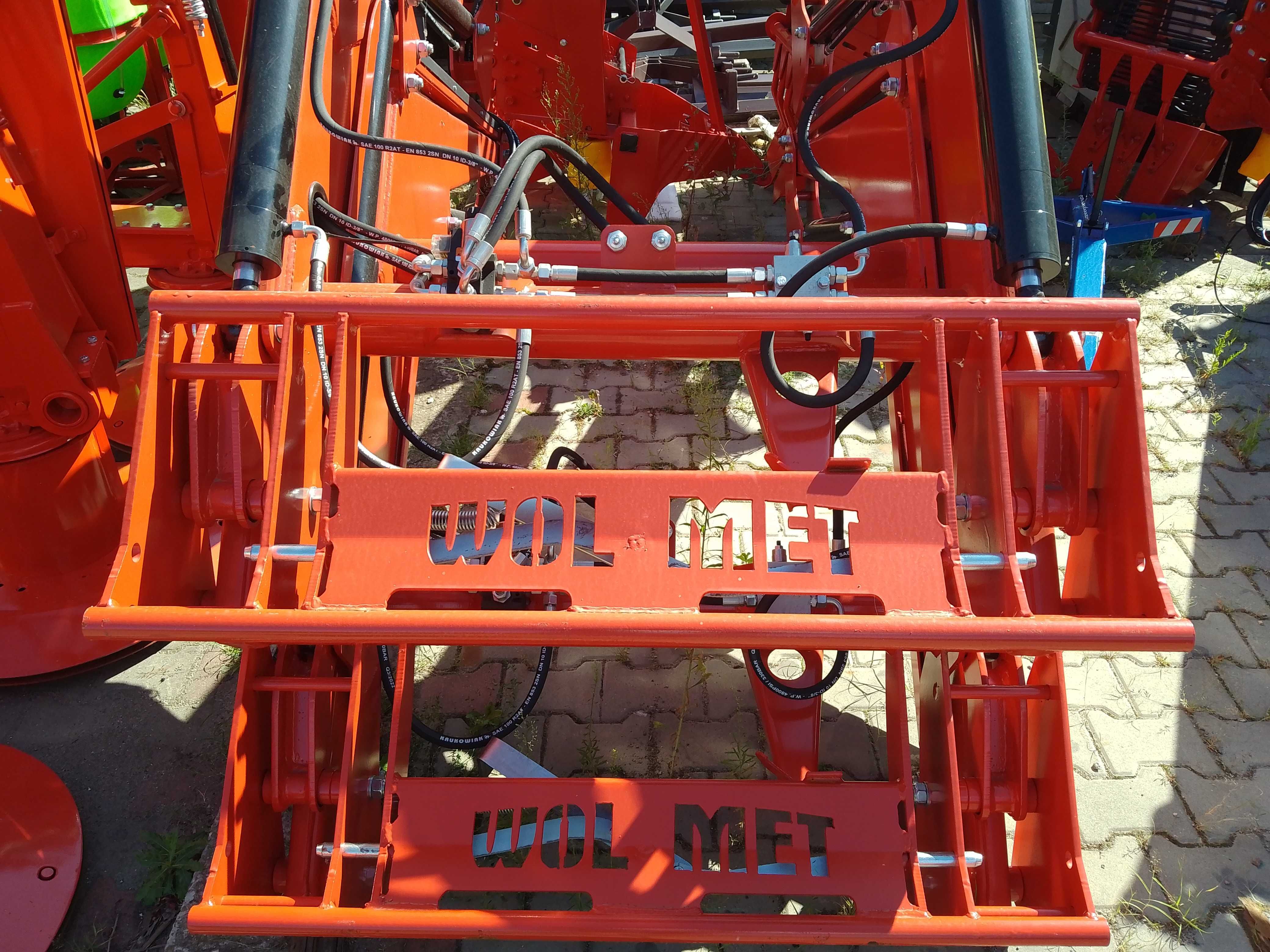 Widło-krokodyl 2 siłowniki hydrauliczne WMR Bartek do obornika