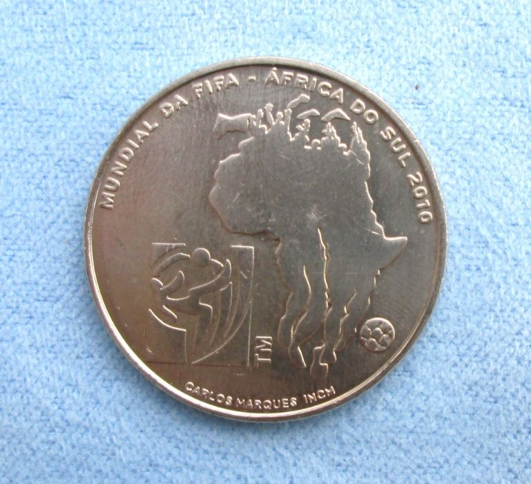 Moeda de € 2.50 C.M. Futebol África do Sul 2010 nova