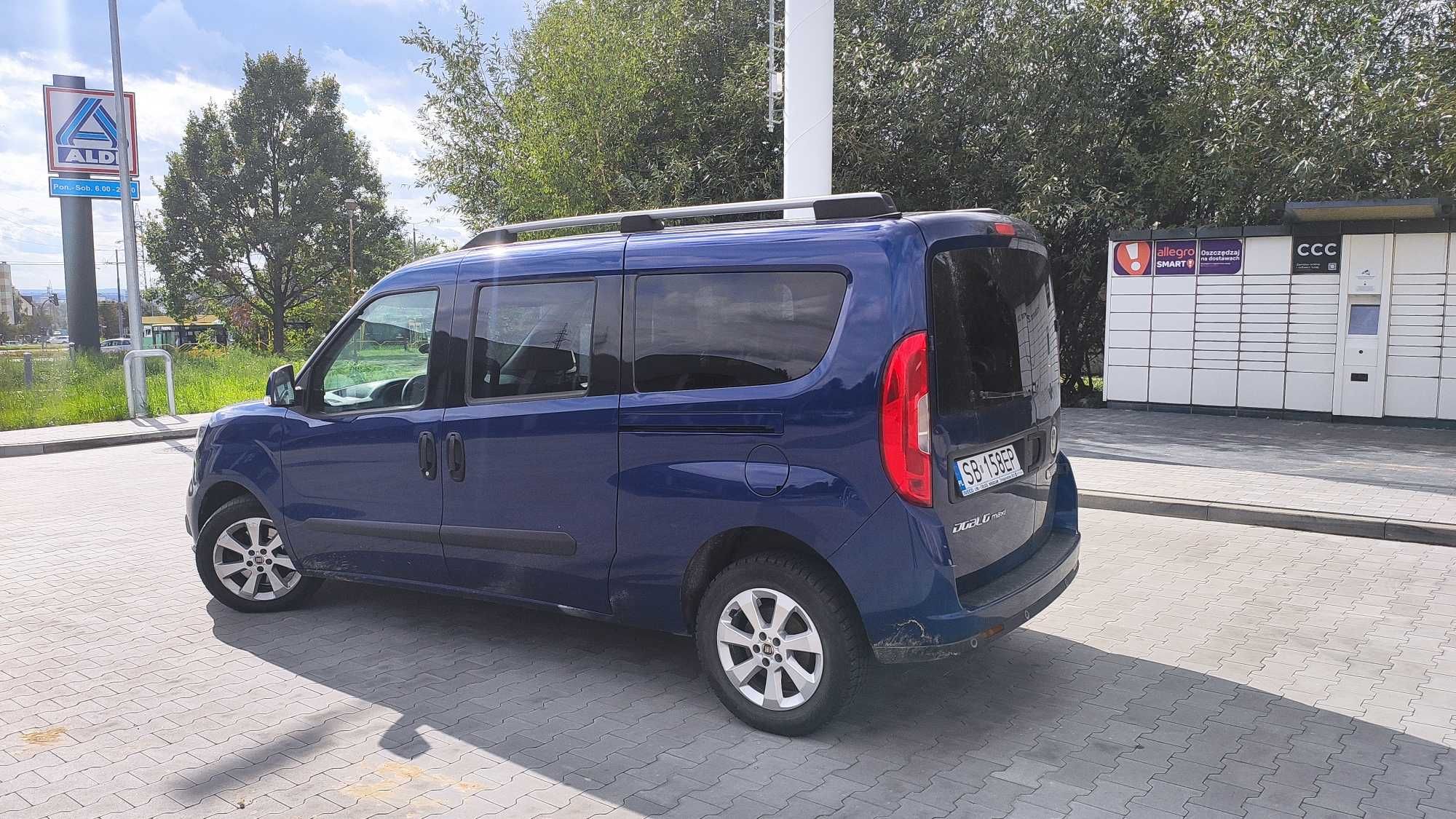 Wynajmę nowy Fiat Doblo MAXI 1.6 120KM multijet 5 osobowy + paka