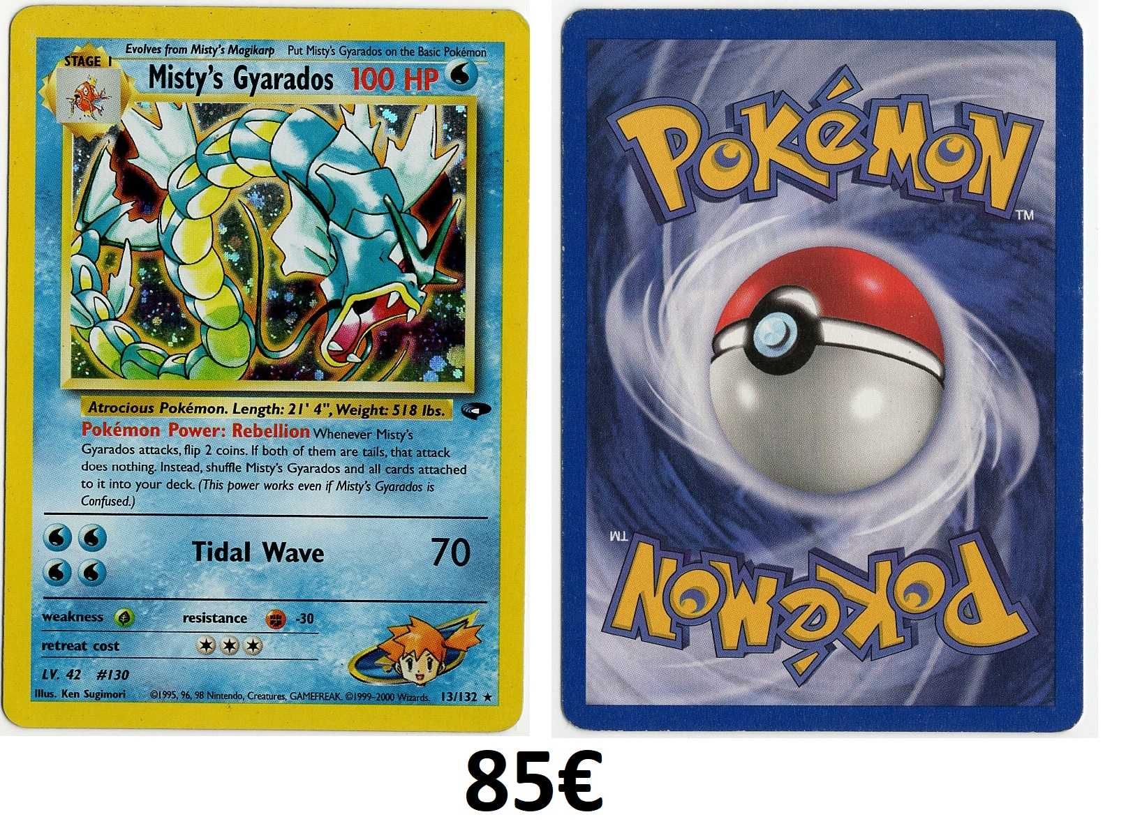 Cartas Pokemon Antigas