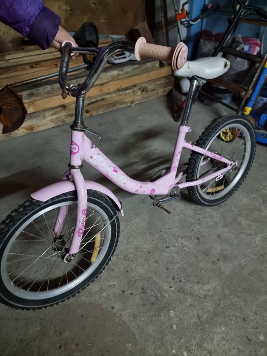Велосипед колеса 14 рожевий розовий