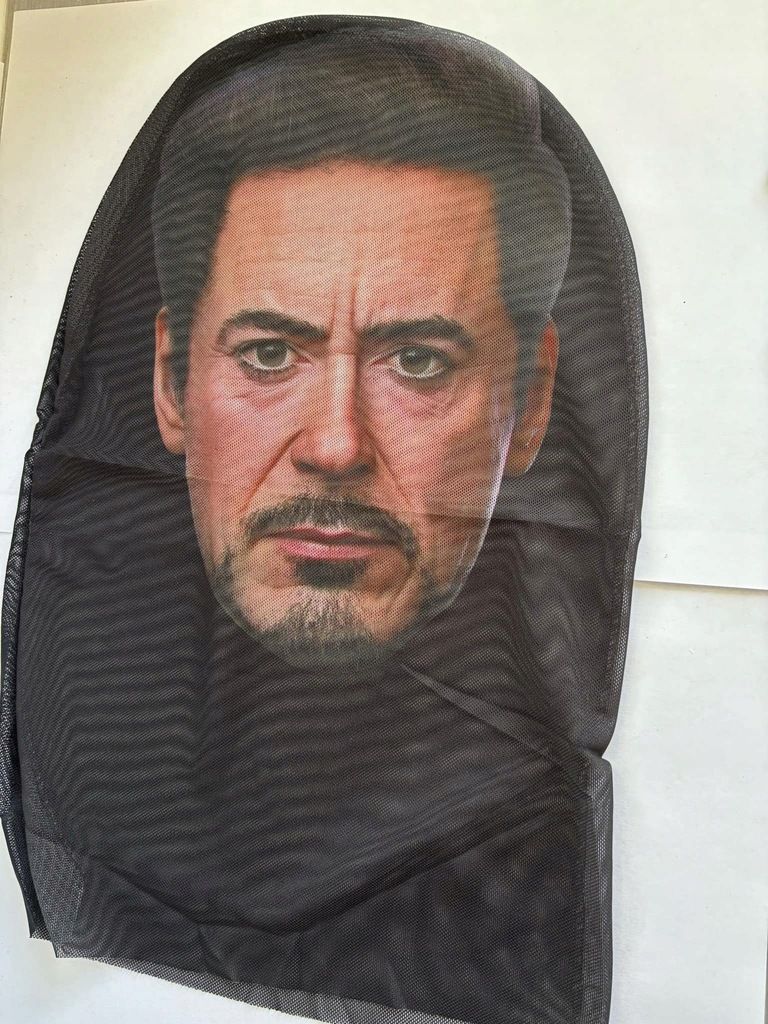 Śmieszna maska Tony Stark Iron Man prezent