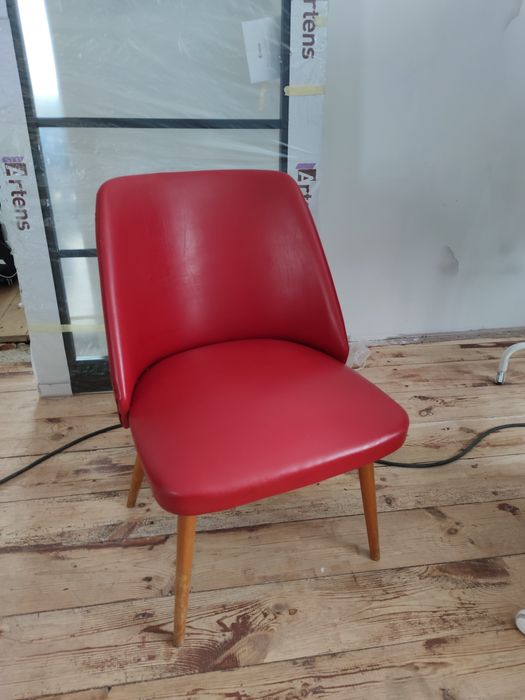 Krzesło skórzane vintage
