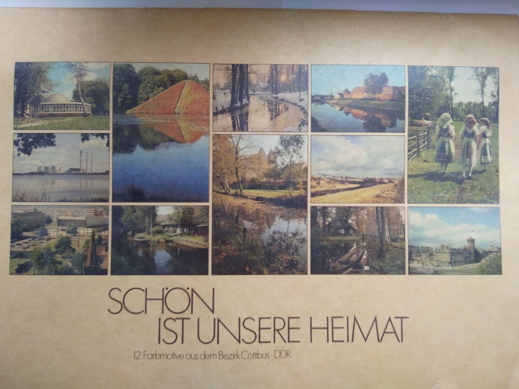 Пейзажи Германии, набор фотокартин из 12-ти шт.
