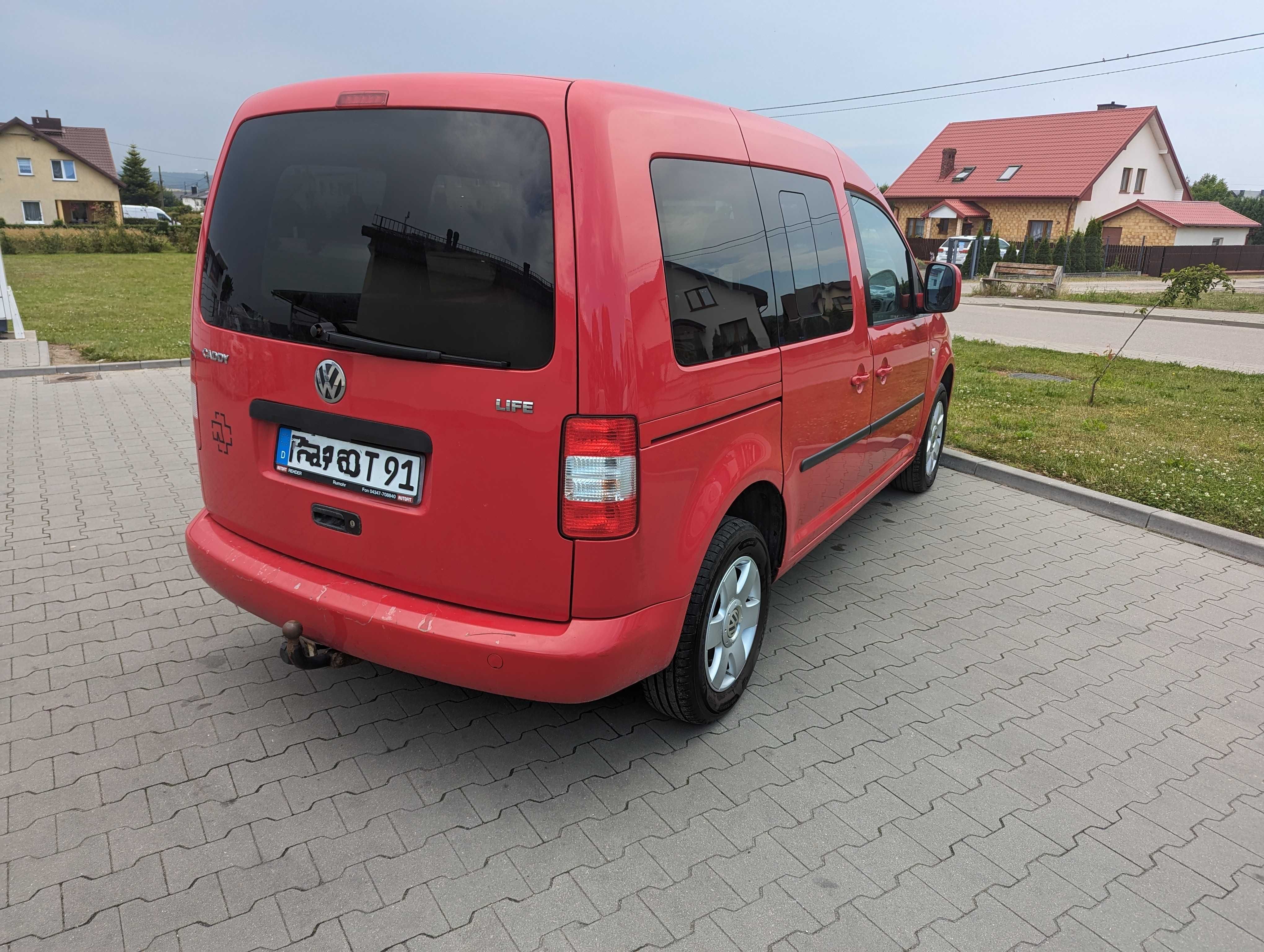 VW caddy life 1,4 5 osobowy