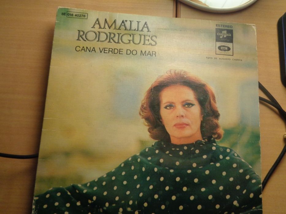 Disco Single Amália Cana Verde do Mar Em Bom Estado