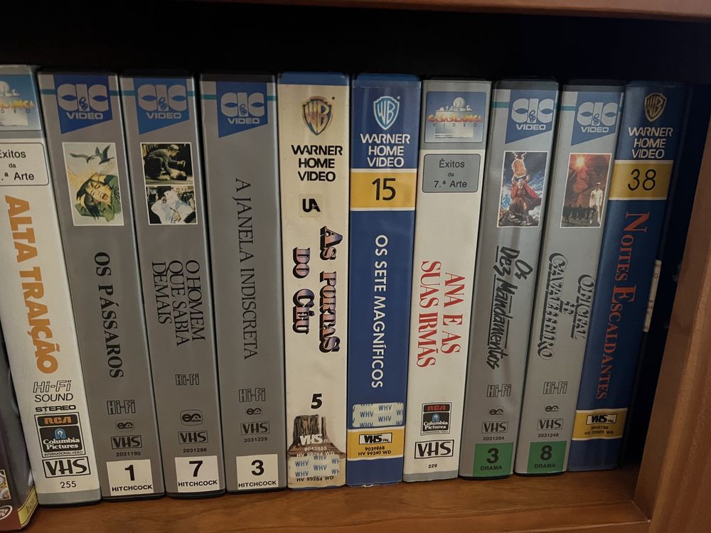 Filmes VHS originais com legendas em Portugues